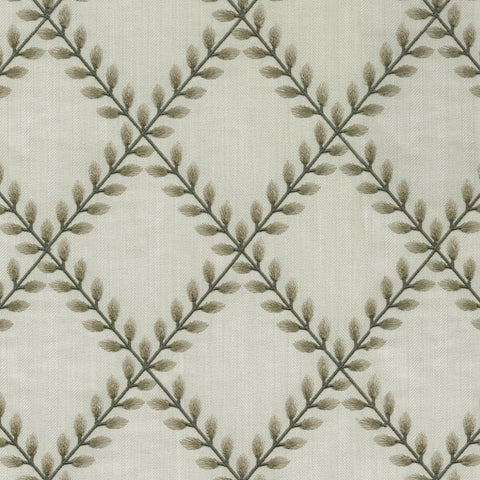 Clover Lane Emb 410571 Birch PK Lifestyles Fabric