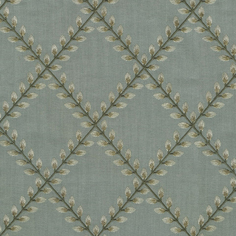 Clover Lane Emb 410573 Mist PK Lifestyles Fabric