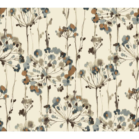 CN2100 Teal Flourish Wallpaper