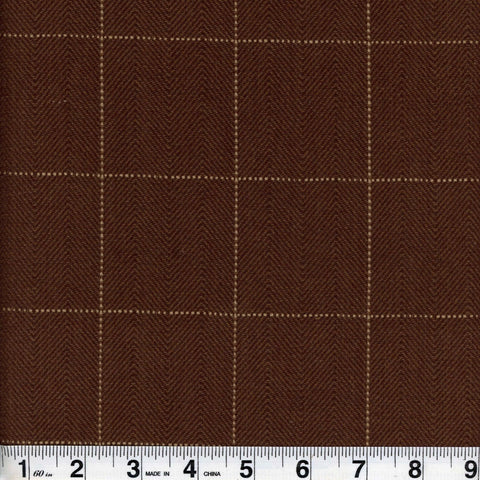 Copley Square Chocolate Fabric