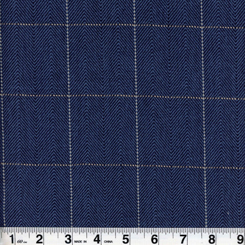 Copley Square Cobalt Fabric