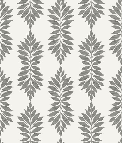 CV4427 Gray Off White Broadsands Botanica Wallpaper