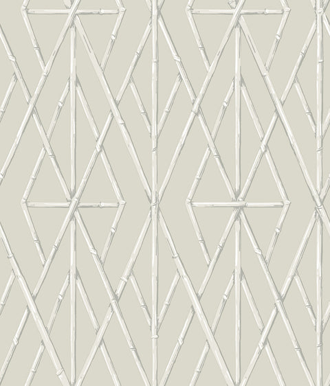 CV4450 Cream Riviera Bamboo Trellis Wallpaper