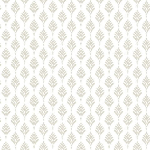 CV4458 Off White French Scallop Wallpaper
