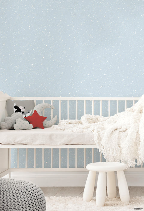DI0985 Blue Disney Mickey Mouse Star Wallpaper