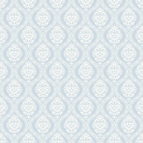 DM5026 Blue Petite Ogee Wallpaper