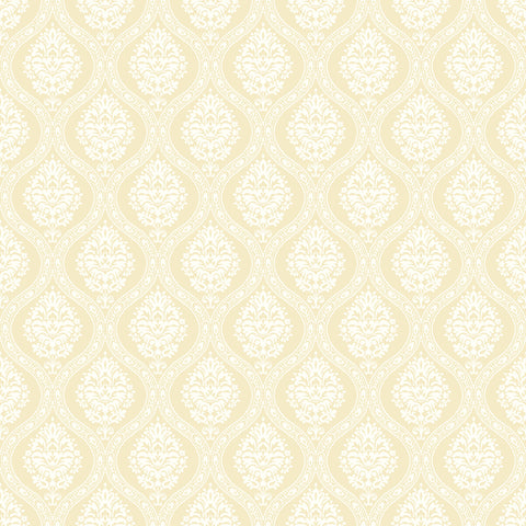 DM5029 Yellow Petite Ogee Wallpaper