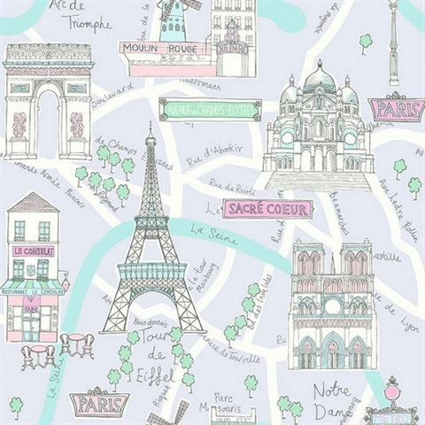 FA40609 Bon Voyage Wallpaper