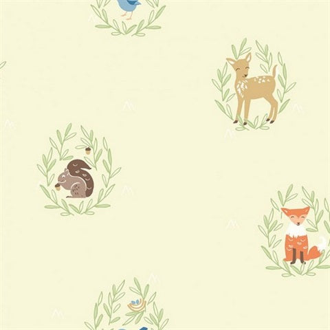 FA41107 Furry Friends Wallpaper