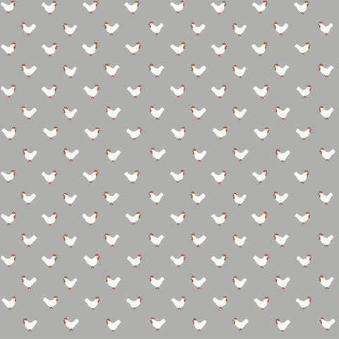 FH4073 Gray/Red Roost Wallpaper