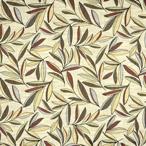 Garfield Redstone Tropical Leaf Floral Fabric