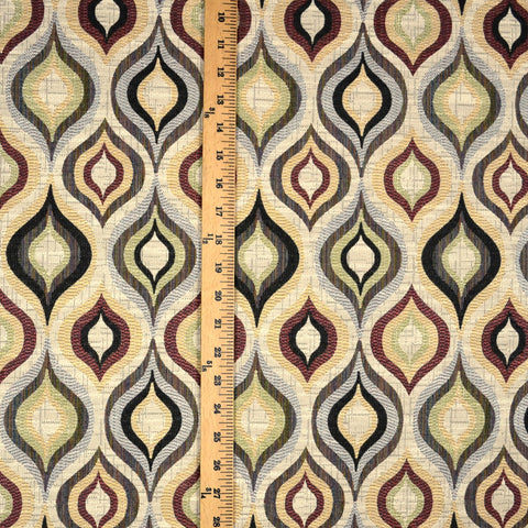 Garrett Redstone Geometric Trellis Fabric