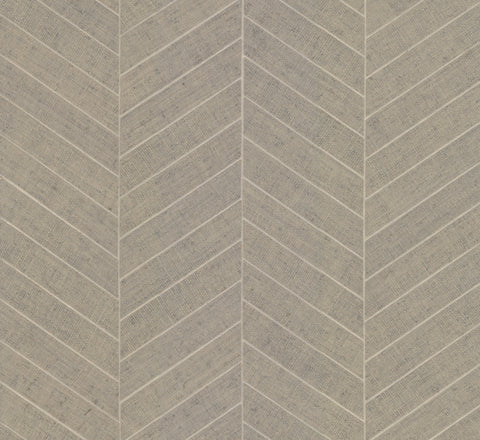 HO2109 Poff White Atelier Herringbone Wallpaper