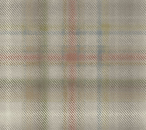 HO2156 Neutral Sterling Plaid Wallpaper