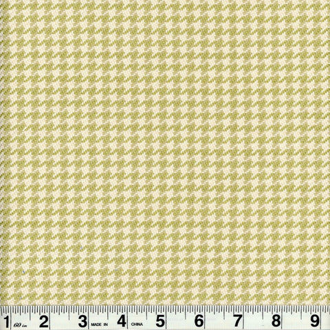 Houndstooth Honeydew Fabric