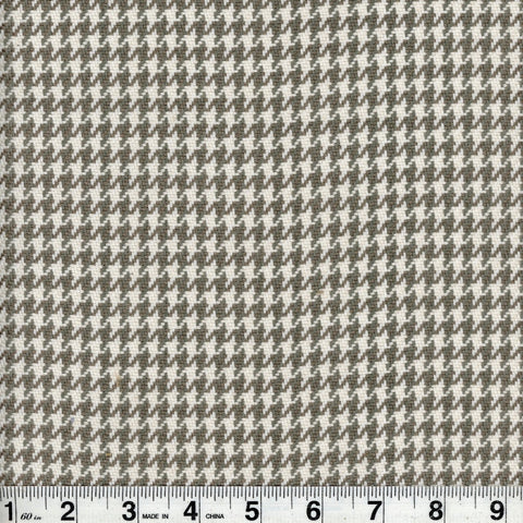 Houndstooth Truffle Fabric