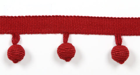 Le Lin Beaded Fringe Rouge Europatex Trim