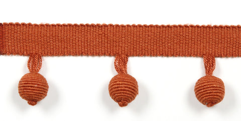 Le Lin Beaded Fringe Rust Europatex Trim