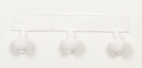 Le Lin Beaded Fringe White Europatex Trim