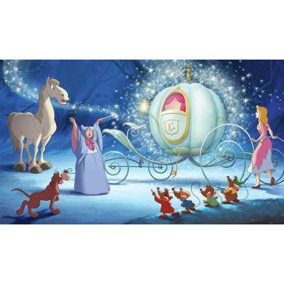 Murals Disney Cinderella Carriage Ride Pre-Pasted Mural