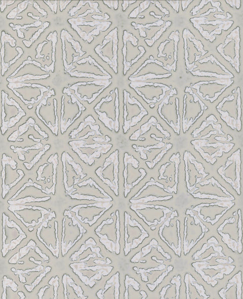 KT2112 Silver/Taupe Empire Diamond Wallpaper