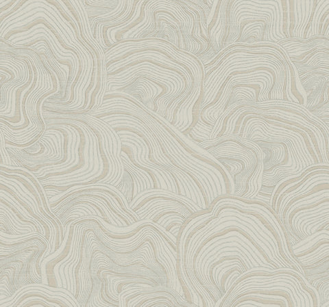 KT2164 Taupe Geodes Wallpaper