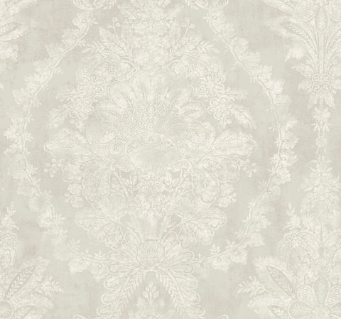 KT2214 Cream Charleston Damask Wallpaper