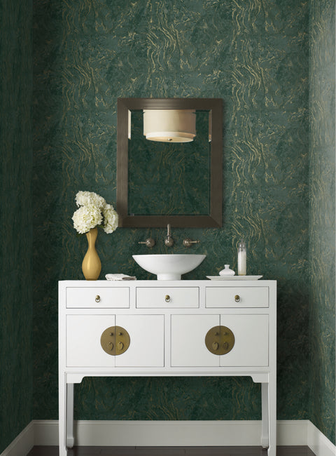 KT2222 Green Polished Marble Wallpaper