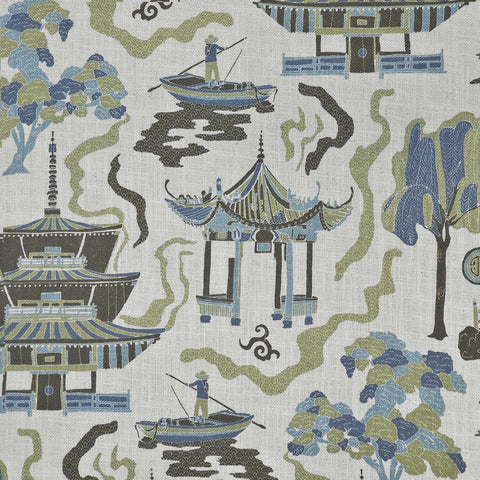 Kumano Lilypad Regal Fabric