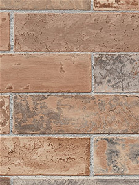 LL29534 Faux Brick Wallpaper