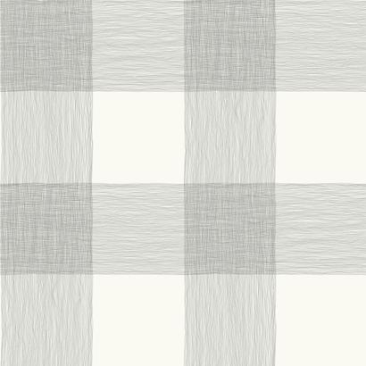 ME1520 Common Threads Black White Buffalo Check Magnolia Home Wallpaper