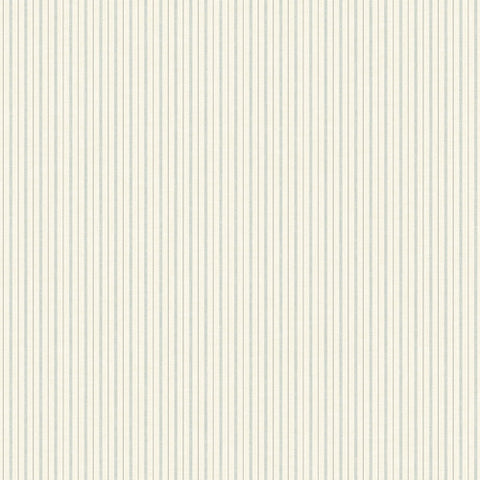 French Ticking Light Blue Magnolia Home Vol. II Wallpaper