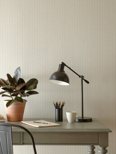 French Ticking Cream Magnolia Home Vol. II Wallpaper