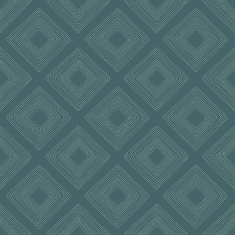 Diamond Sketch Weekends (Teal) Magnolia Home Vol. II Wallpaper