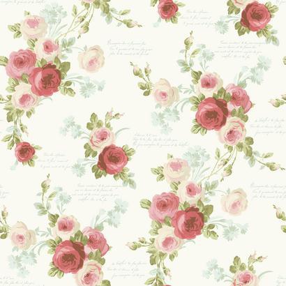 MH1525 Heirloom Rose Wallpaper