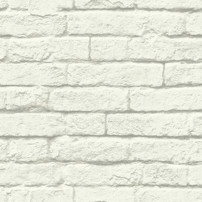 MH1555 Joanna Gaines Magnolia Home White Brick & Mortar Wallpaper