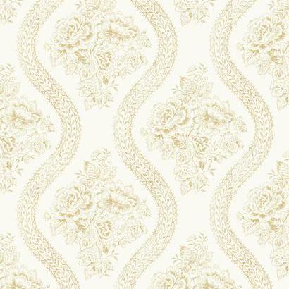 MH1602 Coverlet Floral Wallpaper
