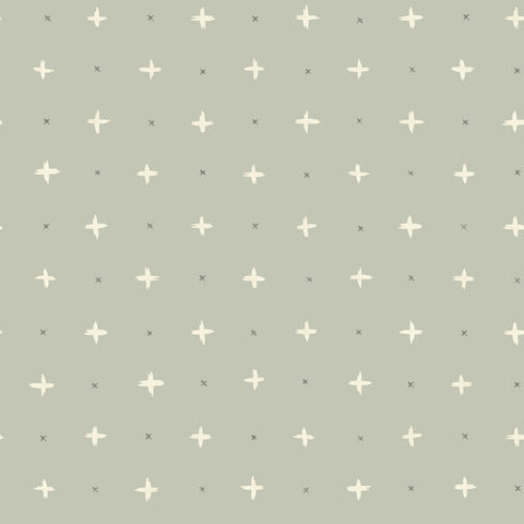 MK1103 Cross Stitch Grey Wallpaper