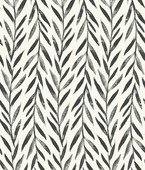 MK1136 Willow Black Wallpaper