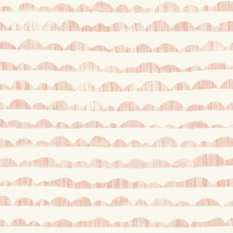 MK1145 Hill & Horizon Pink Wallpaper