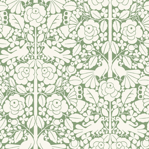 MK1164 Fairy Tales Green Wallpaper