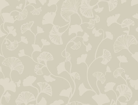 NA0571 Tan Gingko Trail Wallpaper