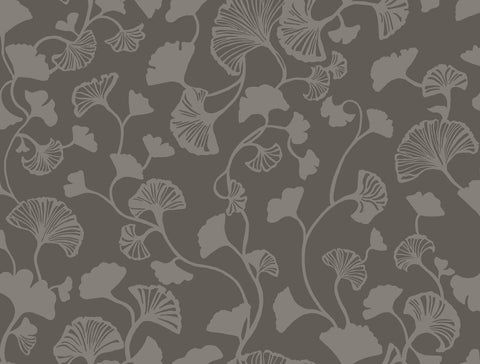 NA0575 Black Gingko Trail Wallpaper