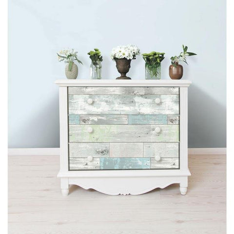 NU1647 Blue Beachwood Peel & Stick Wallpaper