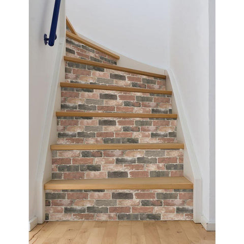 NU2064 Faded Red Newport Reclaimed Brick Peel & Stick Wallpaper