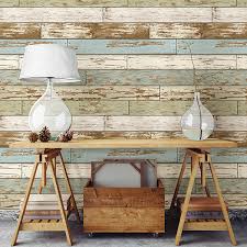 NU2188 Green Old Salem Vintage Wood Planks Peel & Stick Wallpaper