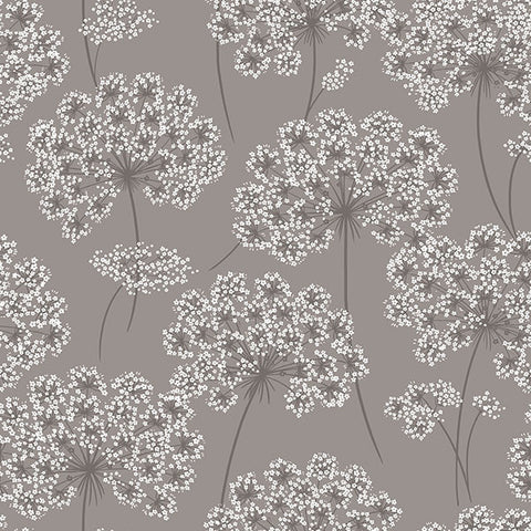 NU1693 Angelica Grey Peel and Stick Wallpaper