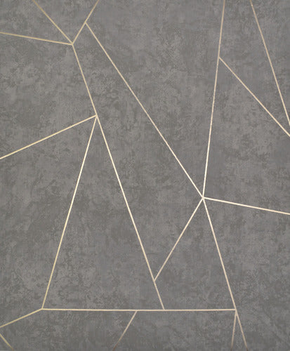 NW3502 Nazca Dark Grey/Gold Wallpaper