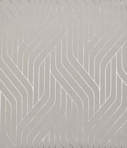 NW3519 Ebb And Flow Grey/Silver Wallpaper