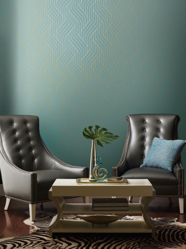 NW3516 Ebb And Flow White/Silver Wallpaper